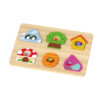 Hot Sale Montessori Colorful Early Education Wooden 3D Animal Jigsaw Puzzle