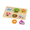 Hot Sale Montessori Colorful Early Education Wooden 3D Animal Jigsaw Puzzle