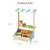 Wooden fruit shop educational role-playing toys suitable for boys and girls pretend fruit stand