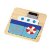 Wooden educational transportation 3D puzzle educational puzzle toys