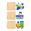 Wooden educational transportation 3D puzzle educational puzzle toys