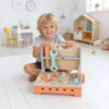 Wooden mini tool bench toy set, children's disassembly and assembly tool bench set toy