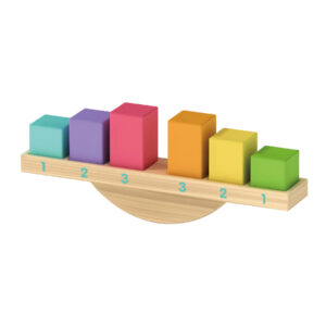 Wooden color balance game, children's balance toys, preschool educational stacking and balance toys