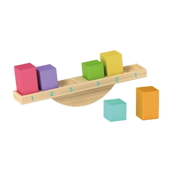 Wooden color balance game, children's balance toys, preschool educational stacking and balance toys - Image 2