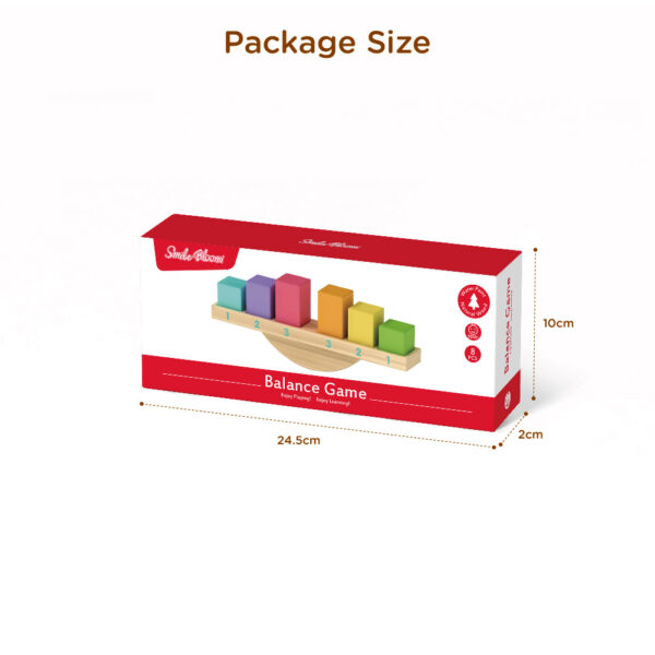 Wooden color balance game, children's balance toys, preschool educational stacking and balance toys - Image 5
