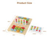 Wooden slide game Montessori learning toys color shape matching logic game preschool children educational wooden toys