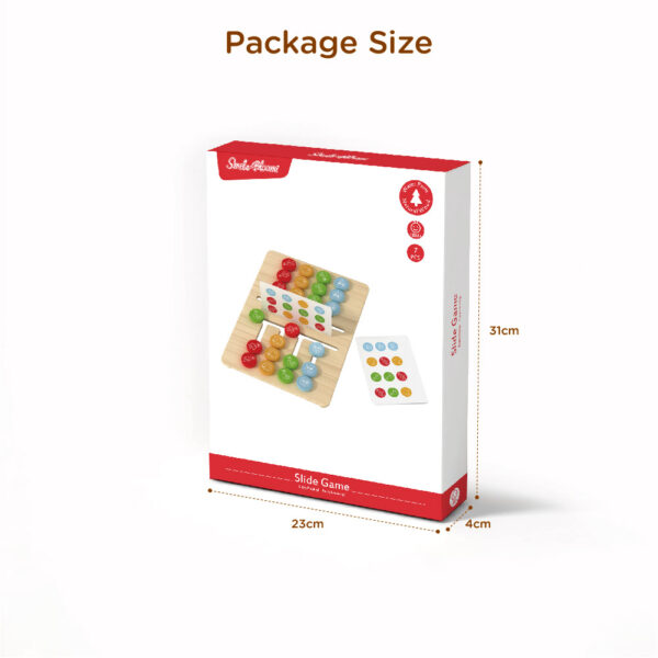 Wooden slide game Montessori learning toys color shape matching logic game preschool children educational wooden toys - Image 4