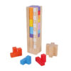 Wooden stacking building block games, children's wisdom tower brain development logical thinking training promote children's brain development