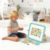 2 in 1 wooden mini white drawing board and blackboard Children's cognitive numbers and letters educational toys