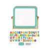 2 in 1 wooden mini white drawing board and blackboard Children's cognitive numbers and letters educational toys