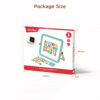2 in 1 wooden mini white drawing board and blackboard Children's cognitive numbers and letters educational toys