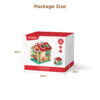 Wooden Play Cube, Montessori wooden hut busy house, multifunctional intellectual learning activity toys, suitable for boys and girls holiday gifts