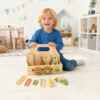 Wooden mini tool box set toys pretend play games
