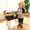 Wooden Kitchen BBQ Toy Set Fun Wooden Barbecue Food Toys Children's Role Playing Educational Toys