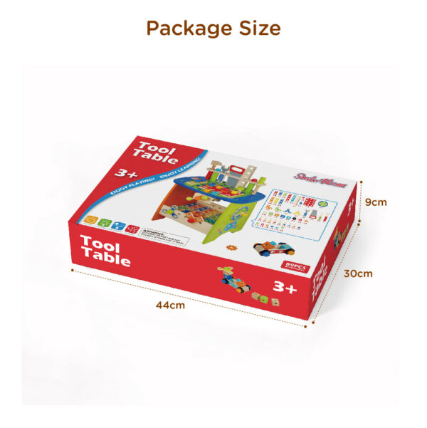 Wooden tool bench children's educational toys manual repair and disassembly tool bench - Image 5