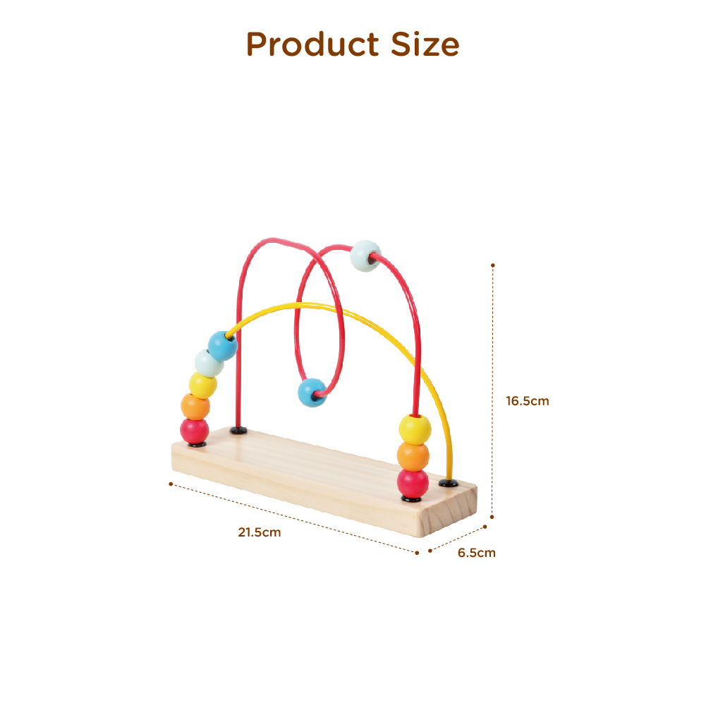 Wooden Montessori Early Math Learning Toys for Children Playing Environmentally Friendly Bead Toys - Image 4