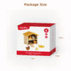 Wooden Chicken Cage Set Toys for Children Pretending to Feed Chicken Animals