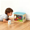 New Wooden Mini Fish tank Set Toy Children's Feeding Pet Interactive Toy