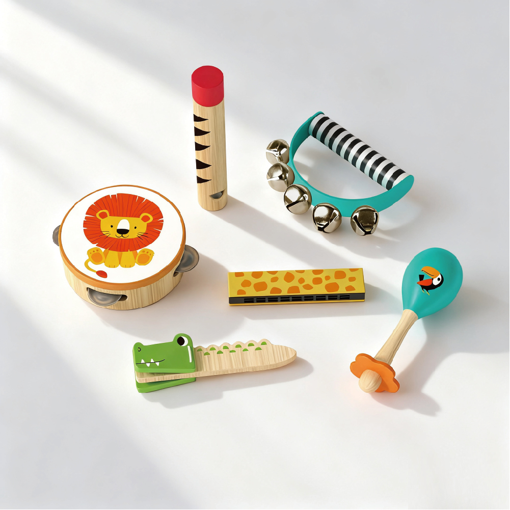 Montessori Infant Instrument Set for Children's Sensory Development and Grip Training