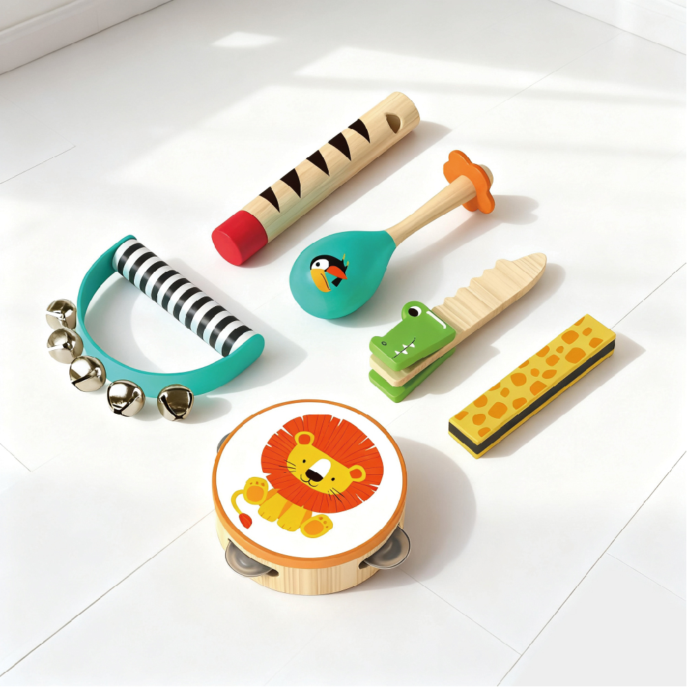 Montessori Infant Instrument Set for Children's Sensory Development and Grip Training - Image 2