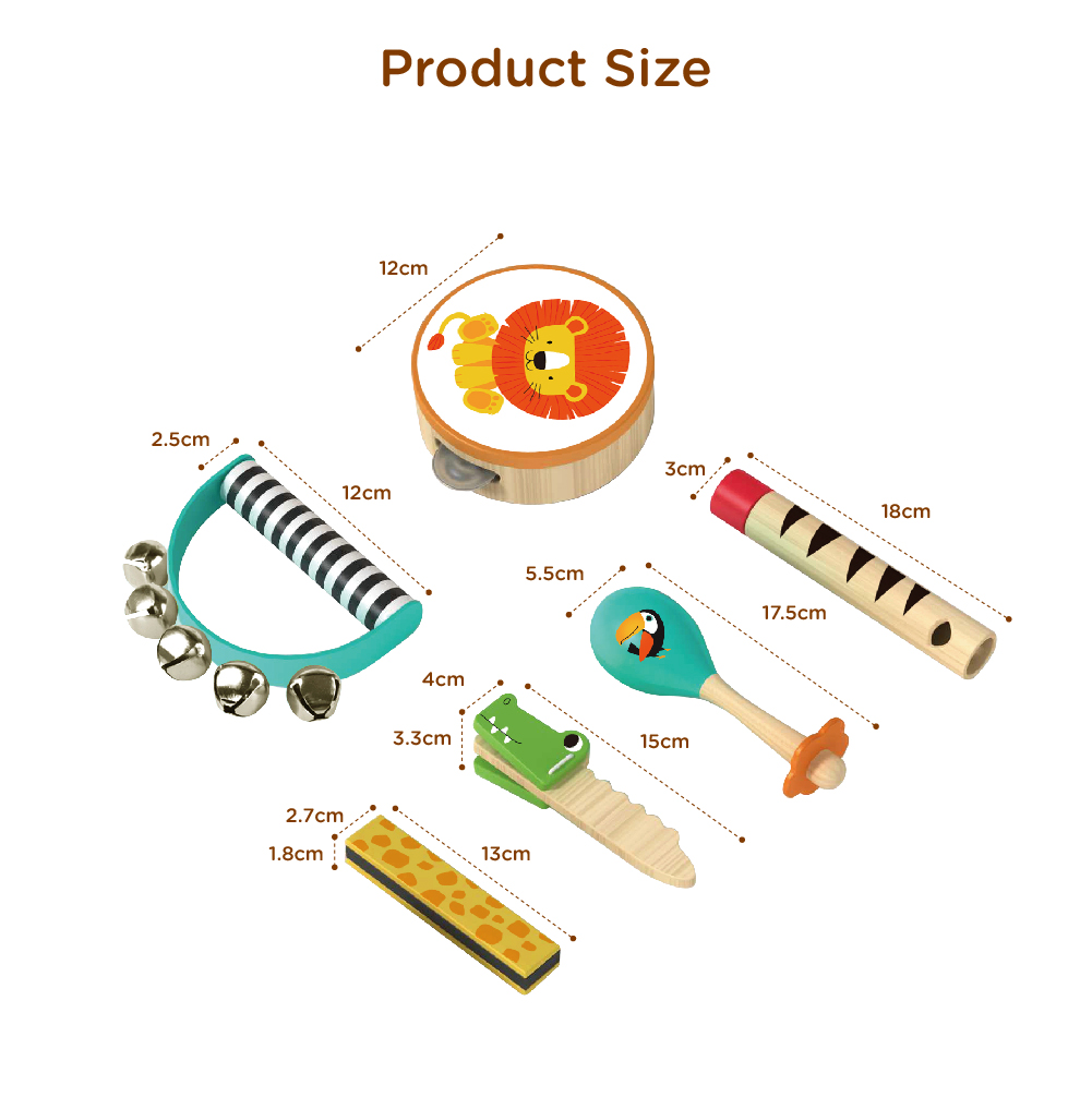 Montessori Infant Instrument Set for Children's Sensory Development and Grip Training - Image 3