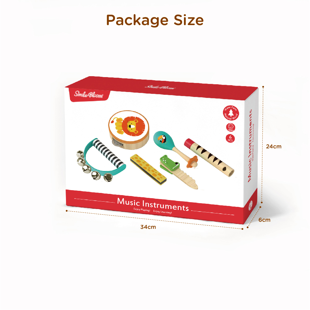 Montessori Infant Instrument Set for Children's Sensory Development and Grip Training - Image 4