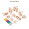 High Quality Montessori Wooden Building Toys Children's Gemstones Acrylic Cubes Creative Stacking Blocks