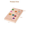 High Quality Montessori Wooden Toys for Children Acrylic Gemstone Creative Stacking