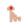 High Quality Montessori Wooden Toys for Children Acrylic Gemstone Creative Stacking