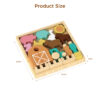 Wooden Farm Building Blocks Stacking Toy Children's Creative Building Blocks Stacking Toy