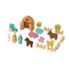 Wooden Farm Building Blocks Stacking Toy Children's Creative Building Blocks Stacking Toy