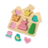 Wooden Cartoon Puzzle Children's Castle Series Puzzle Puzzle Educational Learning Toys