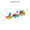 Wooden Train Building Blocks Stacking Toys Space Series Small Train Children's Preschool Toys