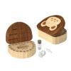 Wholesale Wooden Children's Zodiac Tooth Boxes Collection of Children's Teeth and Fetal Hair Commemorative Containers