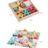 Wooden Outdoor Building Blocks Stacking Toy Set for Children DIY Stacking Toys