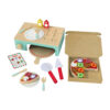 Wooden Pizza Oven Set  Toys for Early Childhood Education Pizza and Simulated Cooking