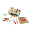 Wooden Pizza Oven Set  Toys for Early Childhood Education Pizza and Simulated Cooking